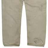 Carhartt Carpenter Trousers - 34W 29L Beige Cotton