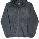 Reebok Fleece Jacket - Large Gray Polyester
