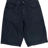 Southpole Denim Shorts - 30W 11L Black Cotton