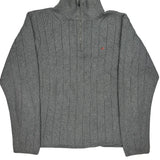 Polo By Ralph Lauren 1/4 Zip - XL Gray Cotton