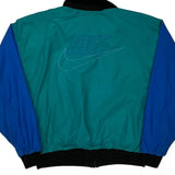 Nike Spellout Windbreaker - Large Blue Polyester