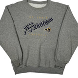 St. Louis Rams N.F.L. Football Sweatshirt - Large Grey Cotton