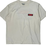 Fish Stories Columbia Graphic T-Shirt - Medium White Cotton