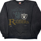 Los Angeles Raiders Nutmeg Football Sweatshirt - XL Gray Cotton