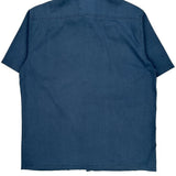 Carhartt Short Sleeve Shirt - XL Blue Cotton