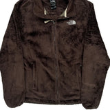 The North Face Fleece Jacket - Large Brown Polyester