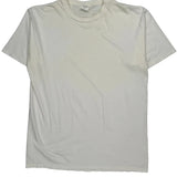 Blank Newton Trading Single Stitch T-Shirt - XL White Cotton