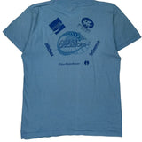 Wnwz-Fm Presents Hands Across The Beach Screen Stars Single Stitch T-Shirt - Large Blue Cotton Blend
