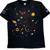 Fruit Of The Loom Single Stitch T-Shirt - XL Black Cotton