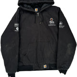 Liberty High School Construction Carhartt Jacket - 2XL Black Cotton
