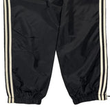 Adidas Track Pants - Medium Black Nylon