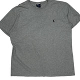 Polo By Ralph Lauren T-Shirt - Large Gray Cotton