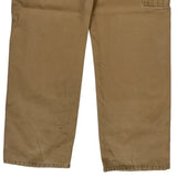 Wrangler Double Knee Carpenter Trousers - 32W 32L Beige Cotton