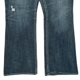 Hydraulic Boot Cut Jeans - 38W UK 16 Blue Cotton