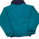Made In USA Columbia Fleece Jacket - Large Blue Polyester