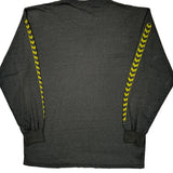 Nike Long Sleeve T-Shirt - Large Grey Cotton