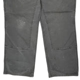 Carhartt Double Knee Carpenter Trousers - 38W 30L Grey Cotton