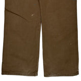 Dickies Carpenter Trousers - 34W 31L Brown Cotton