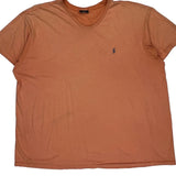 Polo By Ralph Lauren T-Shirt - XL Orange Cotton