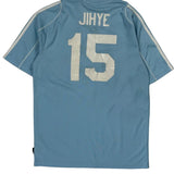 Jihye 15 Adidas Football Shirt - Small Blue Polyester