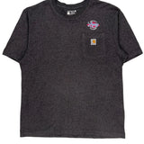 Carhartt T-Shirt - Large Gray Cotton