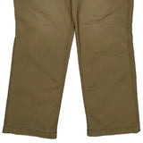 Carhartt Double Knee Carpenter Trousers - 34W 29L Beige Cotton