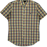 Ralph Lauren Checked Short Sleeve Shirt - Small Multicoloured Cotton