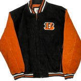 Cincinnati Bengals Nfl Football Varsity Jacket - 2XL Black Suede