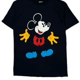 Mickey & Co. Single Stitch T-Shirt - Large Black Cotton