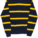 Polo By Ralph Lauren Striped Hoodie - Medium Navy Cotton