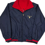 US Marine Corps The Bradford Exchange Reversible Windbreaker - Medium Blue Polyester