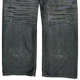 Old Skool Jeans - 38W 31L Grey Cotton Blend