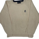 Chaps Ralph Lauren Sweater - Medium Cream Cotton