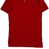 Age 10-12 Polo By Ralph Lauren Polo Shirt - Large Red Cotton