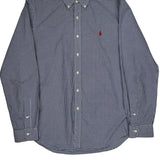 Ralph Lauren Checked Shirt - Large Blue Cotton