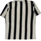Guess Striped T-Shirt - Small Black & White Cotton