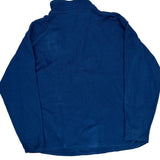Made In USA Patagonia Capilene Fleece 1/4 Zip - Large Blue Polyester