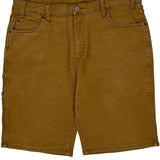 Dickies Carpenter Shorts - 37W 10L Brown Cotton Blend