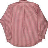 Blake Ralph Lauren Striped Shirt - XL Red Cotton