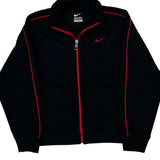Age 7 Nike Track Jacket - Medium Black Polyester