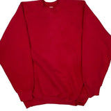 Gildan Blank Sweatshirt - Large Red Cotton