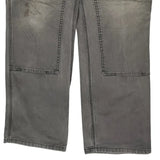 Carhartt Double Knee Carpenter Trousers - 36W 32L Grey Cotton
