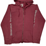 Live Free Harley Davidson Graphic Hoodie - XL Burgundy Cotton