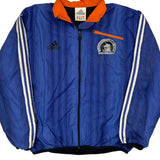 Boston Marathon Adidas Equipment Graphic Windbreaker - Large Orange Polyester