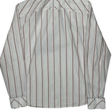 Armani Exchange Striped Shirt - Large Red Cotton