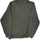 Carhartt Spellout Hoodie - Large Gray Cotton Blend