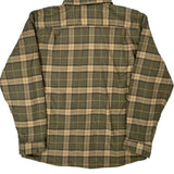 Carhartt Checked Flannel Shirt - Large Green Cotton