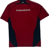 Denmark Dbu Adidas 2010-11 Training Football Shirt - Small Red Polyester