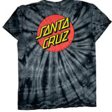 Santa Cruz Tie-Dye T-Shirt - Medium Gray Cotton