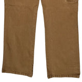 Dickies Double Knee Carpenter Trousers - 36W 31L Brown Cotton